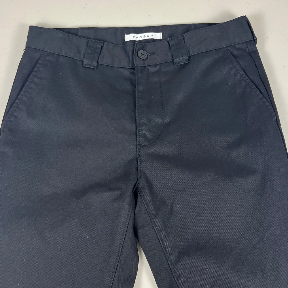 PacSun Black Skater Pant Chino size 29 X 30 Like‎ New! EUC!